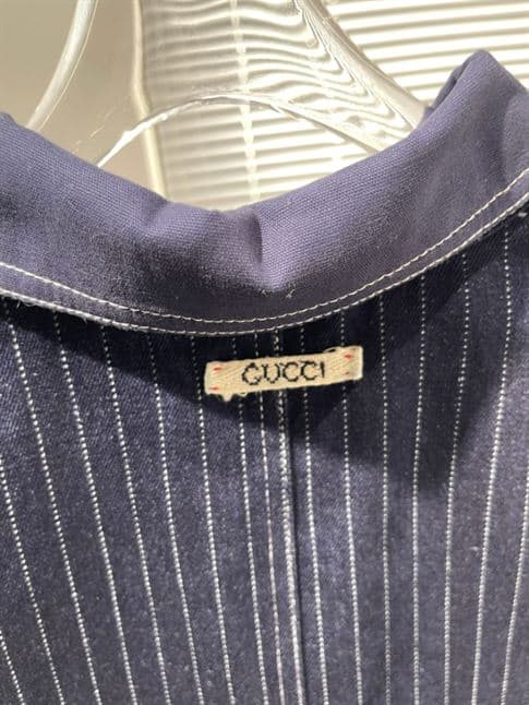 GUCCI PINSTRIPE DENIM JACKET – GCJ042