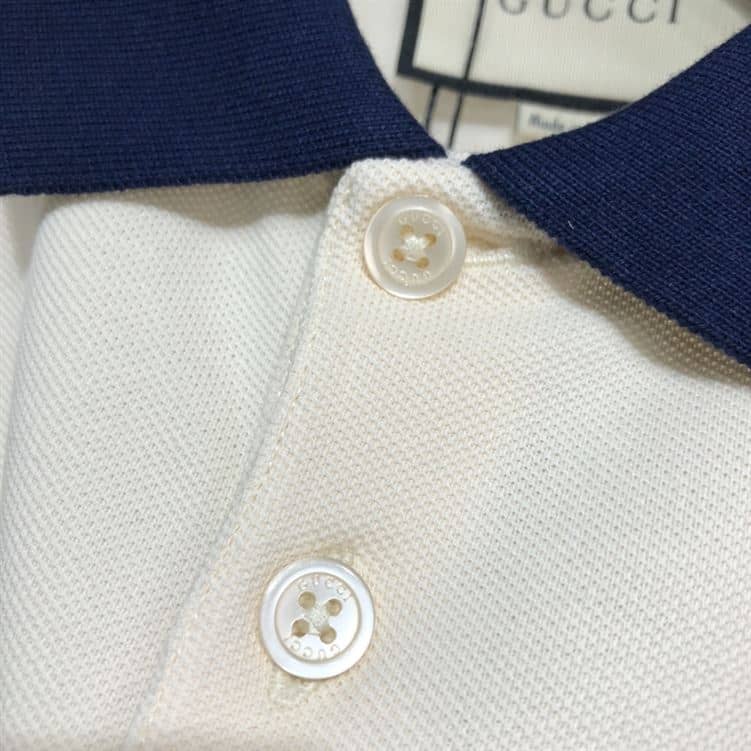 GUCCI POLO WITH INTERLOCKING G STRIPE – GGS014