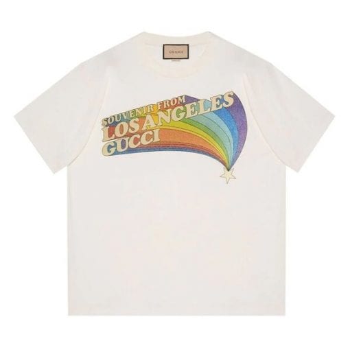 GUCCI SOUVENIR FROM LOS ANGELES PRINT T-SHIRT – GGS020