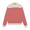 GUCCI STRIPED COTTON-WOOL KNITTED JUMPER – GCK047