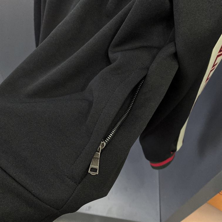 GUCCI TECHNICAL JERSEY JACKET BLACK – GCJ016