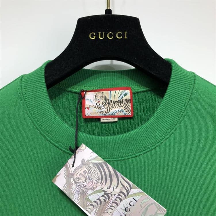 GUCCI TIGER YEAR 2022 SWEATSHIRT IN GREEN – GCK002