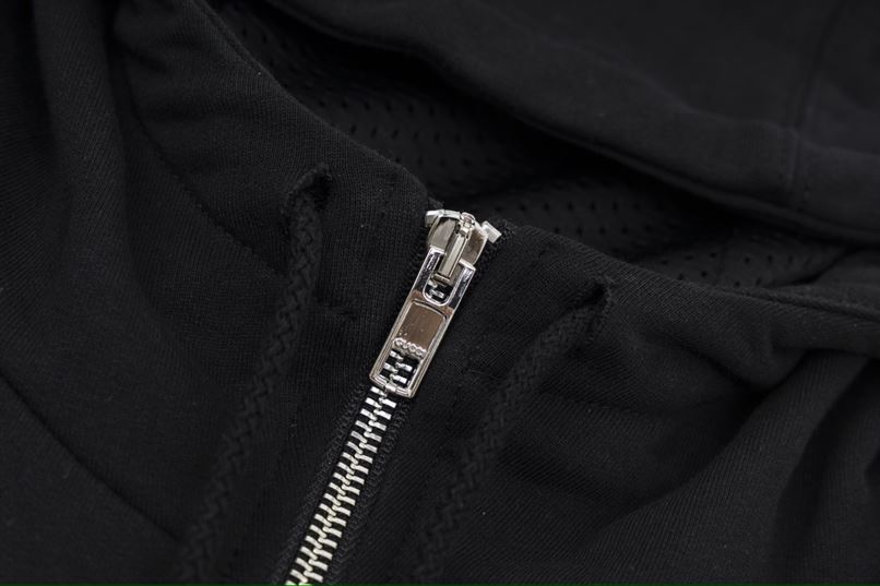 GUCCI WEB STRIPE COTTON JERSEY JACKET IN BLACK – GCJ027