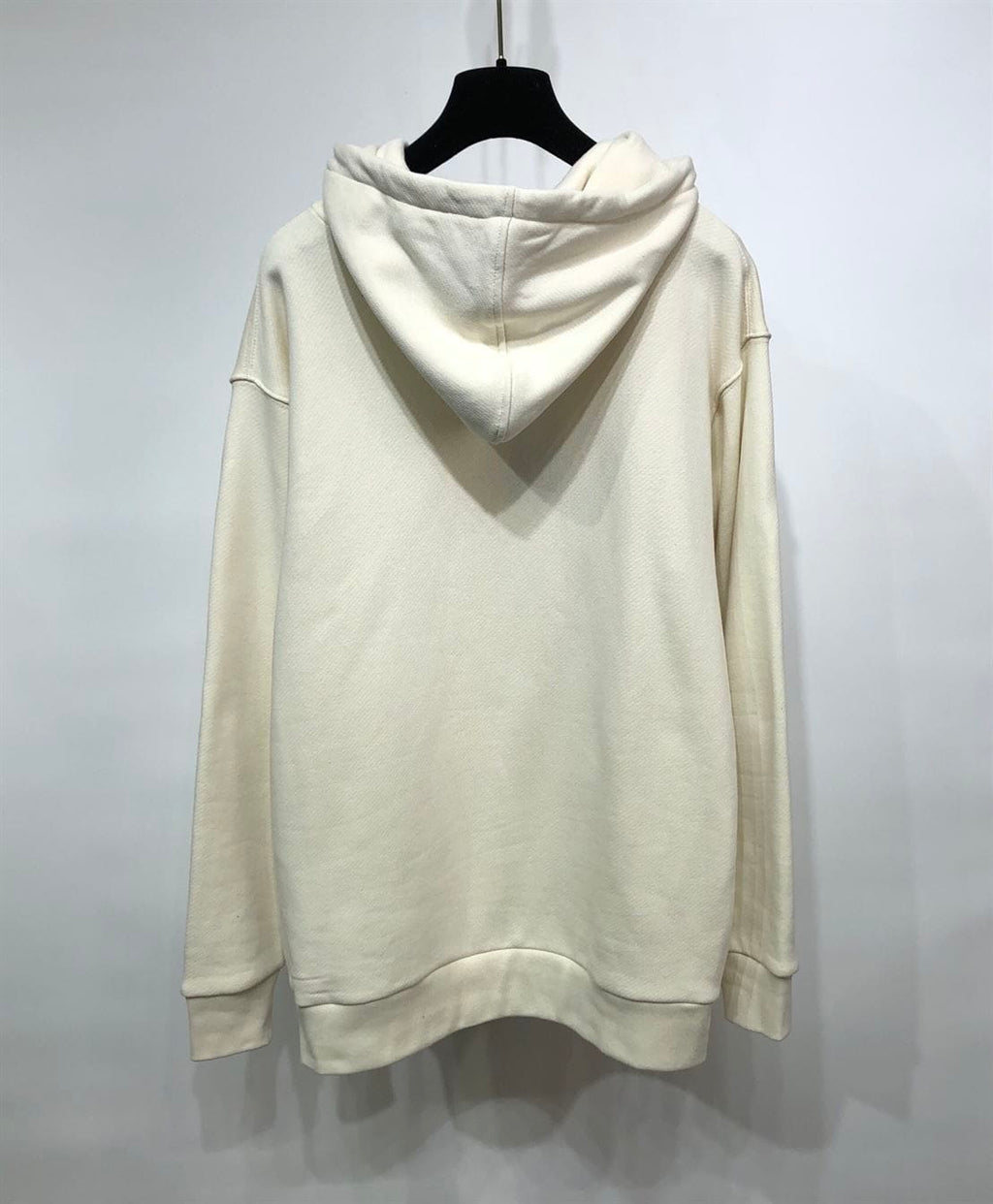 GUCCI WHITE VINTAGE LOGO COTTON SWEATSHIRT HOODED – GCK001