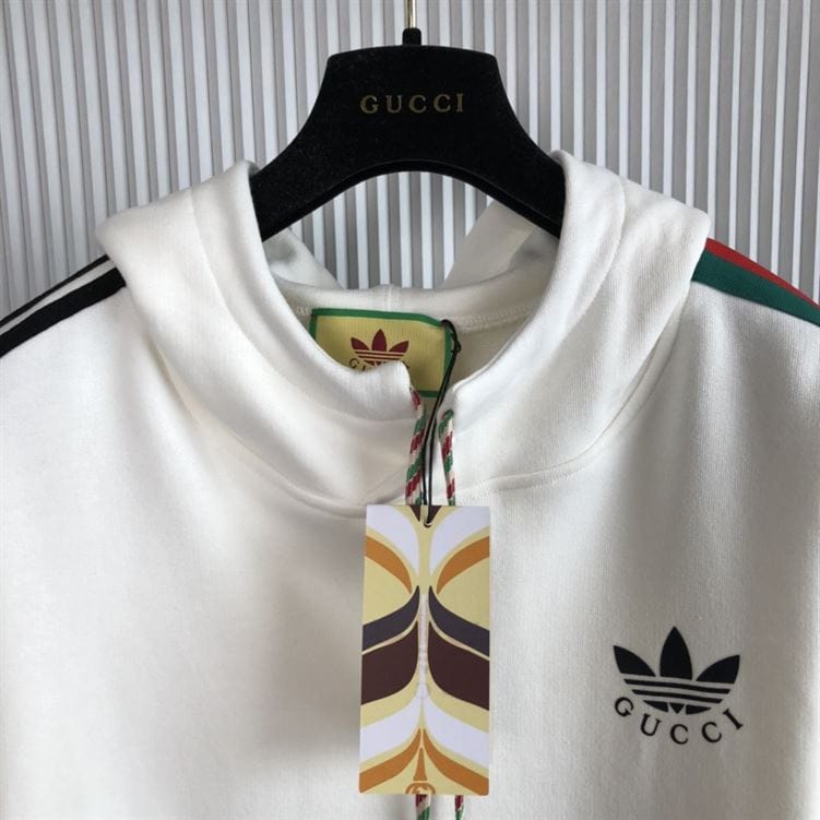 GUCCI X ADIDAS COTTON SWEATSHIRT IVORY – GCK008