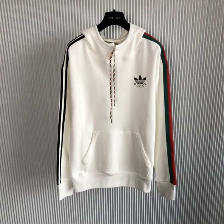 GUCCI X ADIDAS COTTON SWEATSHIRT IVORY – GCK008