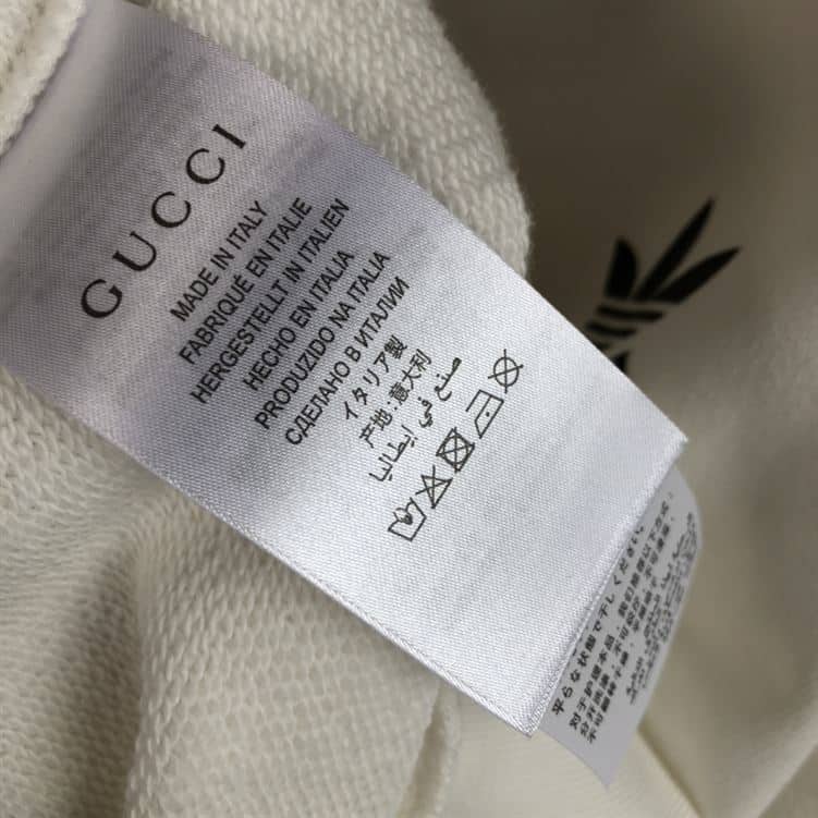 GUCCI X ADIDAS COTTON SWEATSHIRT IVORY – GCK008