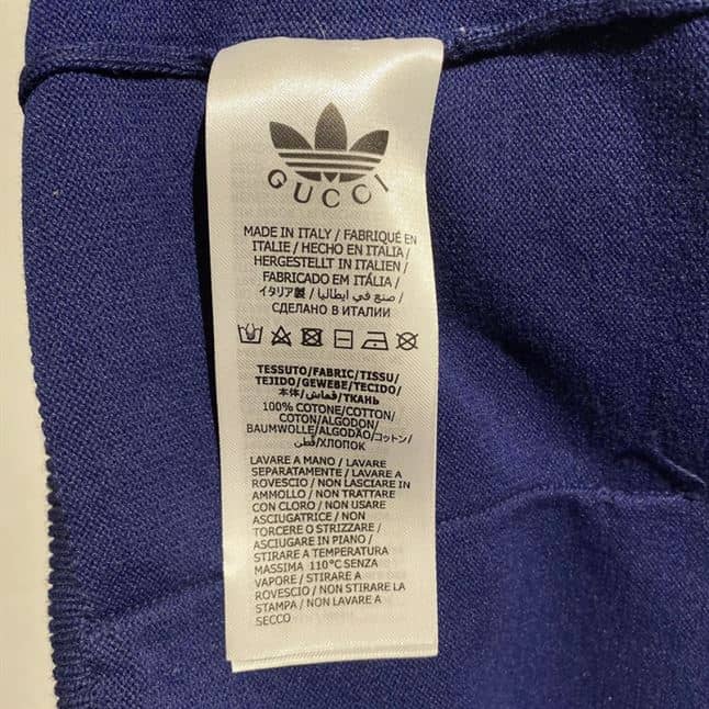 GUCCI X ADIDAS WOOL SWEATSHIRT DARK BLUE – GCK044