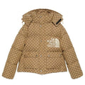 GUCCI X THE NORTH FACE PRINT JACKET BEIGE EBONY – GCJ011