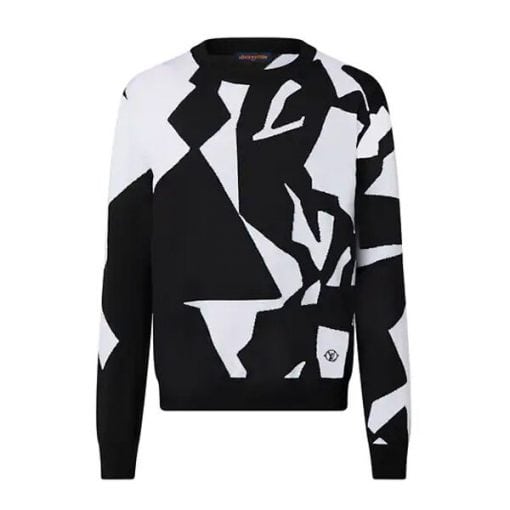 LOUIS VUITTON ABSTRACT HOUNDSTOOTH CREWNECK – LVH028