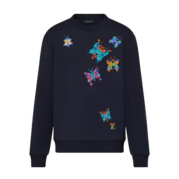LOUIS VUITTON BUTTERFLIES CREWNECK SWEATSHIRT – LVH039