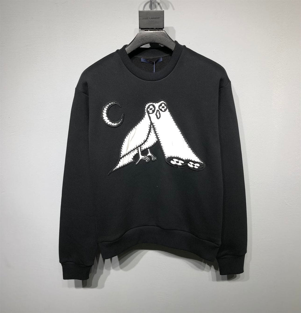 LOUIS VUITTON COMICS OWL PATCH CREWNECK – LVH033