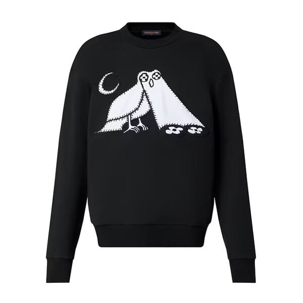 LOUIS VUITTON COMICS OWL PATCH CREWNECK – LVH033