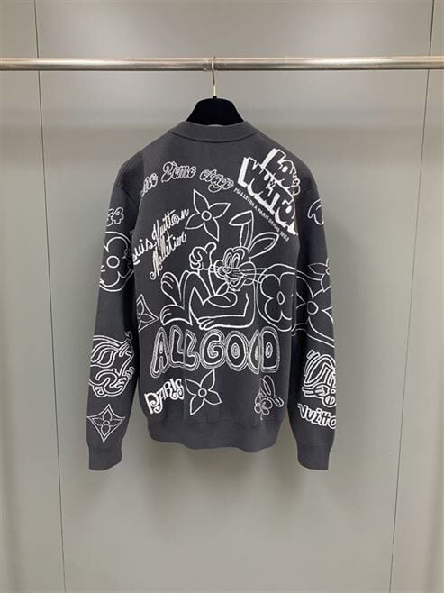 LOUIS VUITTON CREW NECK PULLOVERS MONOGRAM SWEATERS – LVH032
