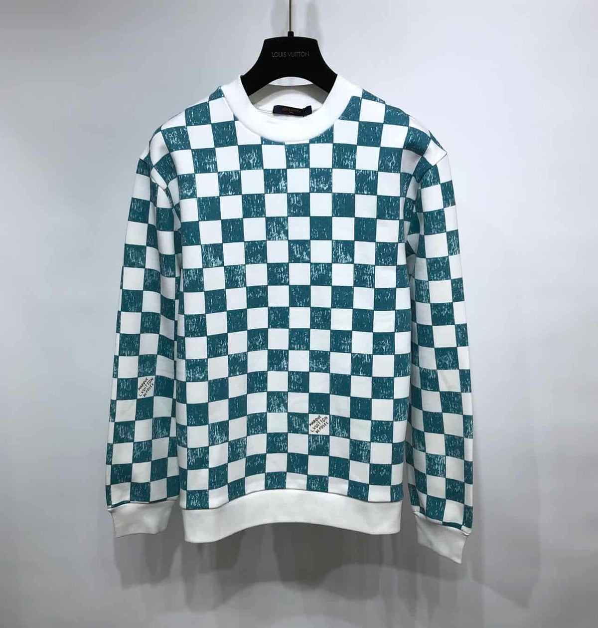 LOUIS VUITTON DAMIER PRINTED CREWNECK – LVH014