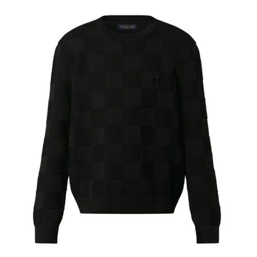 LOUIS VUITTON DAMIER STITCH CREWNECK – LVH044