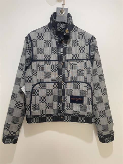 LOUIS VUITTON DISTORTED DAMIER DENIM JACKET – LVC039