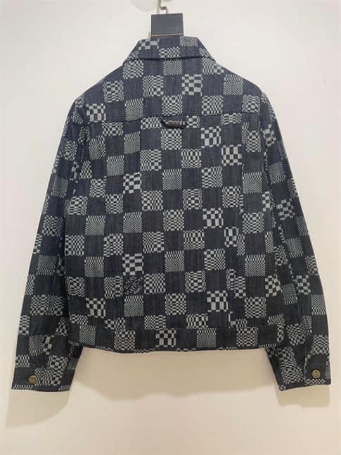LOUIS VUITTON DISTORTED DAMIER DENIM JACKET – LVC039