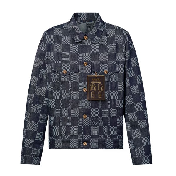 LOUIS VUITTON DISTORTED DAMIER DENIM JACKET – LVC039