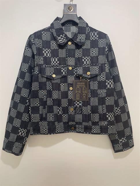LOUIS VUITTON DISTORTED DAMIER DENIM JACKET – LVC039