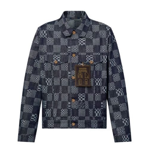 LOUIS VUITTON DISTORTED DAMIER DENIM JACKET – LVC039