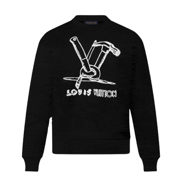 LOUIS VUITTON EMBROIDERED COTTON SWEATSHIRT – LVH048