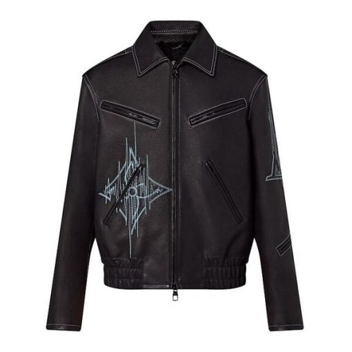 LOUIS VUITTON FREQUENCY CHIC LEATHER BLOUSON – LVC030