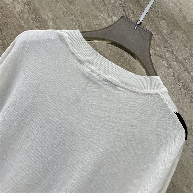 LOUIS VUITTON INTARSIA CASHMERE WOOL CREWNECK – LVH056