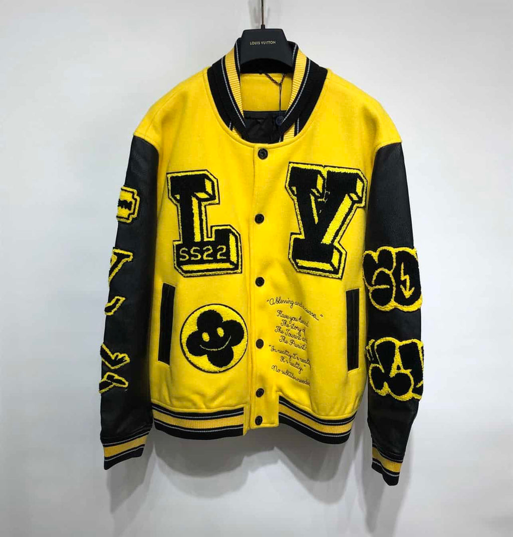 LOUIS VUITTON LEATHER EMBROIDERED VARSITY – LVC004