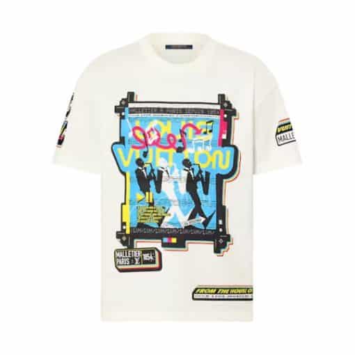 LOUIS VUITTON LV JAZZ FLYERS SHORT-SLEEVED T-SHIRT – LVTS068