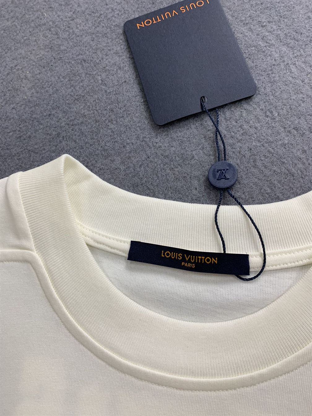 LOUIS VUITTON LV X NBA FRONT-AND-BACK LETTERS PRINT T-SHIRT – LVTS020