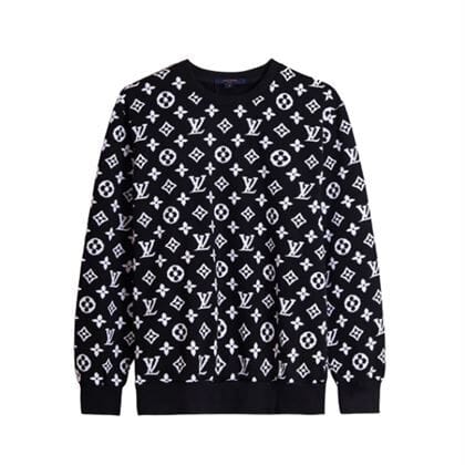 LOUIS VUITTON MONOGRAM BLACK & WHITE SWEATSHIRT – LVH007