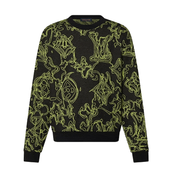 LOUIS VUITTON MONOGRAM COTTON CREWNECK – LVH055