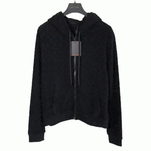LOUIS VUITTON MONOGRAM FRENCH TERRY ZIP THROUGH HOODIE – LVH047
