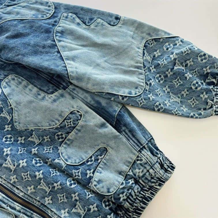 LOUIS VUITTON MONOGRAM PATCHWORK DENIM HOODIE – LVC031