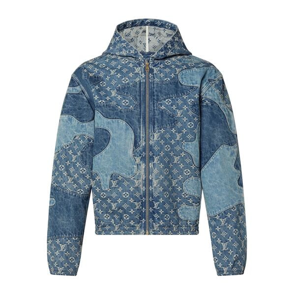 LOUIS VUITTON MONOGRAM PATCHWORK DENIM HOODIE – LVC031