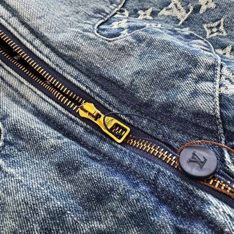 LOUIS VUITTON MONOGRAM PATCHWORK DENIM HOODIE – LVC031