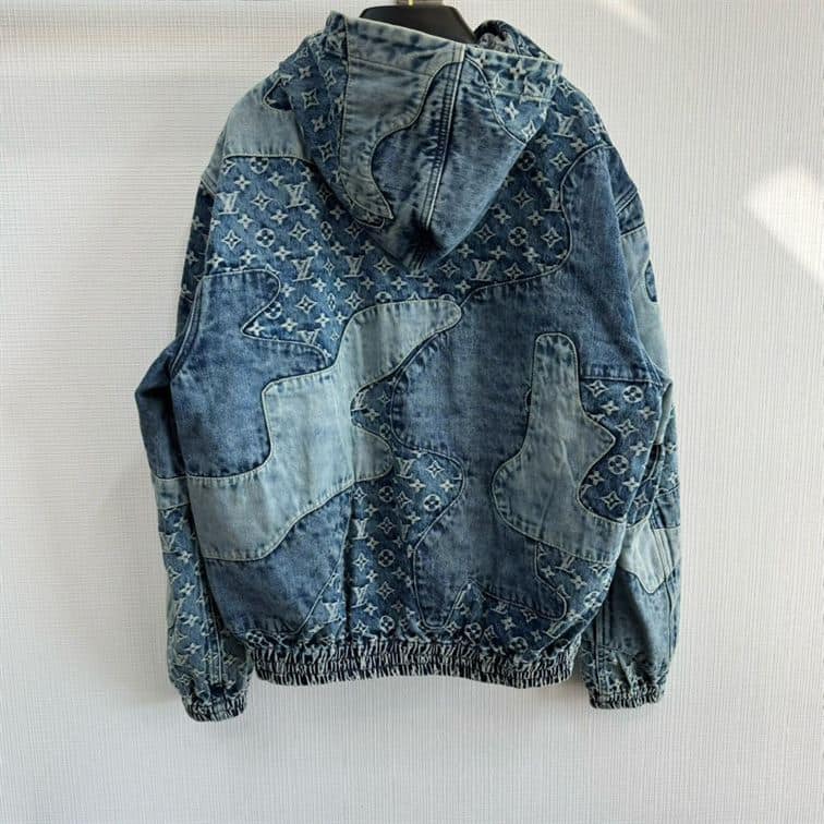 LOUIS VUITTON MONOGRAM PATCHWORK DENIM HOODIE – LVC031