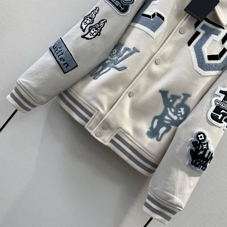 LOUIS VUITTON MULTI PATCHES MIXED LEATHER VARSITY BLOUSON – LVC014
