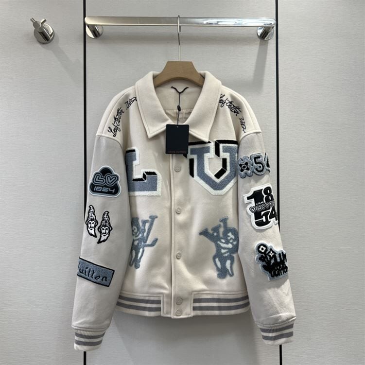 LOUIS VUITTON MULTI PATCHES MIXED LEATHER VARSITY BLOUSON – LVC014