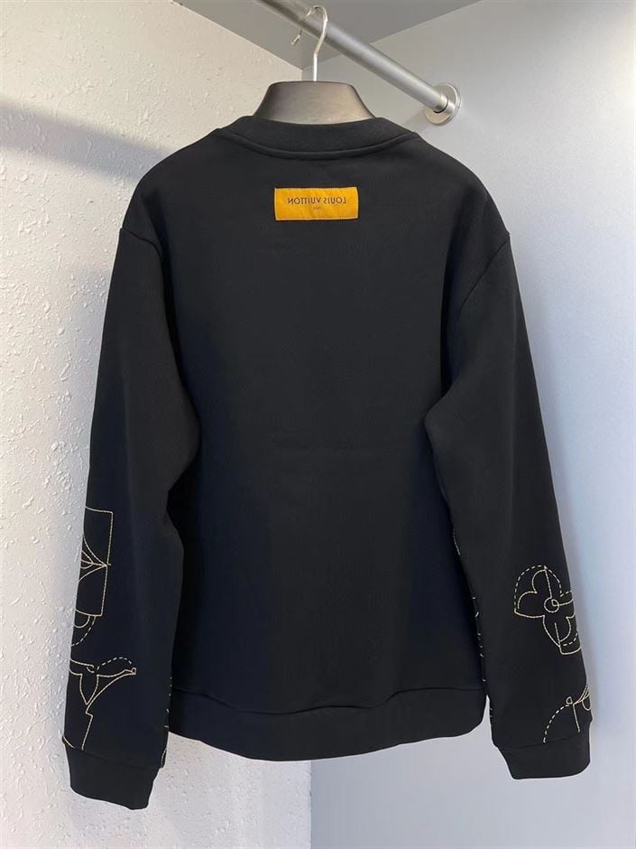 LOUIS VUITTON MUSIC LINE EMBROIDERED CREWNECK – LVH031