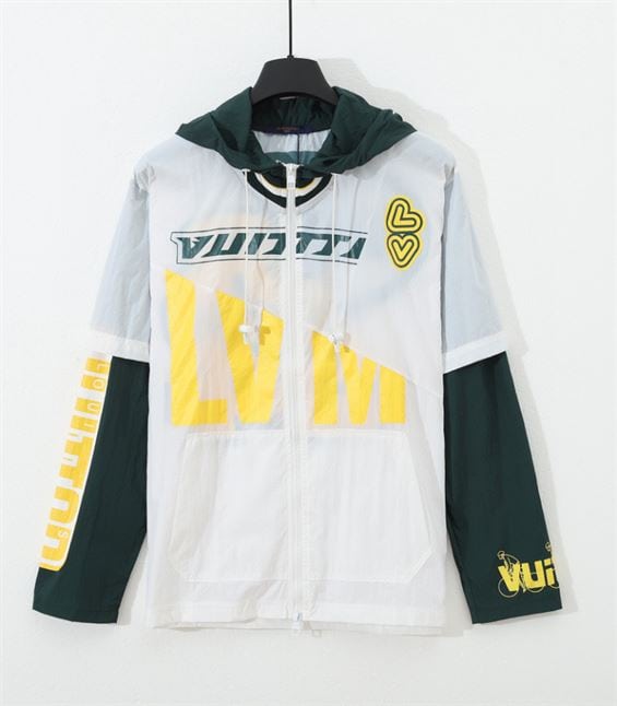 LOUIS VUITTON PATCHWORK BASEBALL JERSEY BLOUSON – LVC037