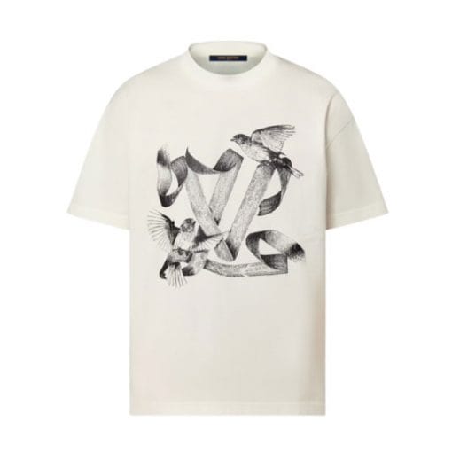 LOUIS VUITTON PRINTED COTTON T-SHIRT – LVTS063