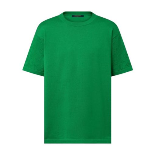LOUIS VUITTON SHORT-SLEEVED SIGNATURE CREWNECK – LVTS070