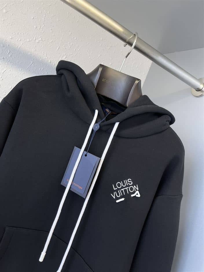 LOUIS VUITTON SIGNATURE HOODIE WITH EMBROIDERY – LVH041