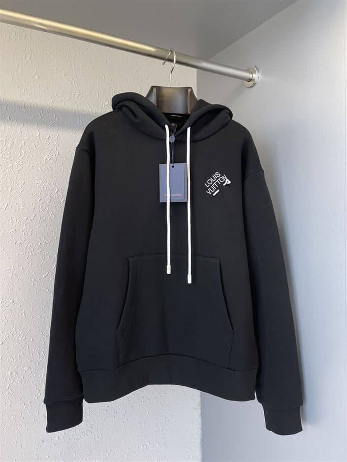 LOUIS VUITTON SIGNATURE HOODIE WITH EMBROIDERY – LVH041