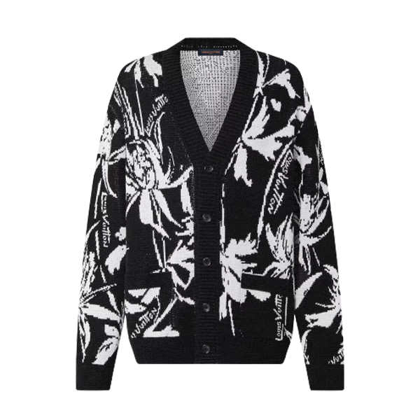 LOUIS VUITTON THISTLE JACQUARD CARDIGAN – LVH049