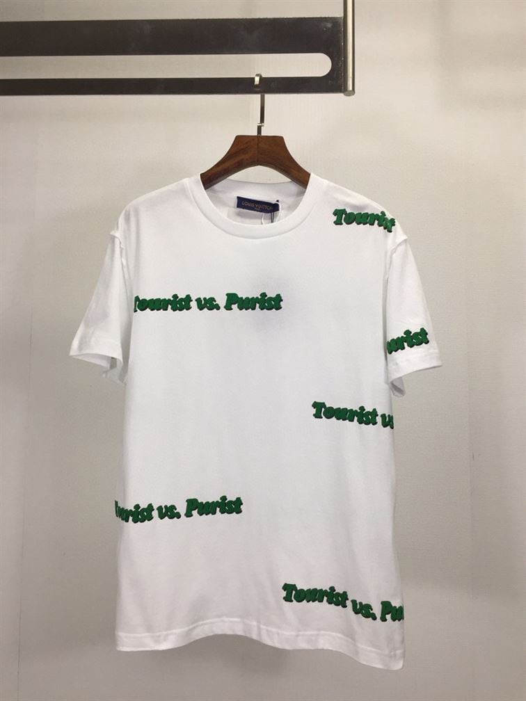 LOUIS VUITTON TOURIST AND PURIST PRINTED TEE IN WHITE – LVTS022