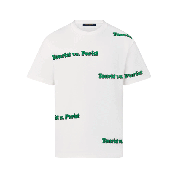 LOUIS VUITTON TOURIST AND PURIST PRINTED TEE IN WHITE – LVTS022