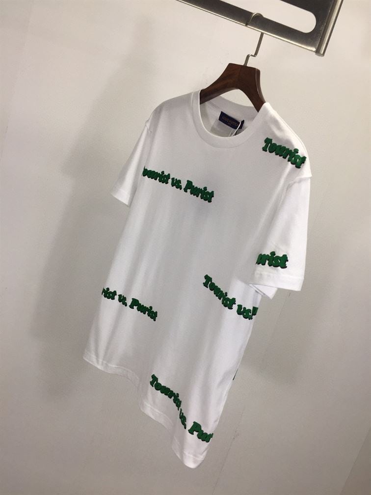 LOUIS VUITTON TOURIST AND PURIST PRINTED TEE IN WHITE – LVTS022
